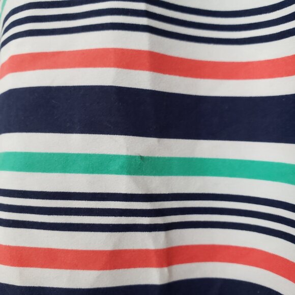 Faded Glory nautical striped lightweight flowy tank top, womens Large 12-14 - Picture 2 of 8